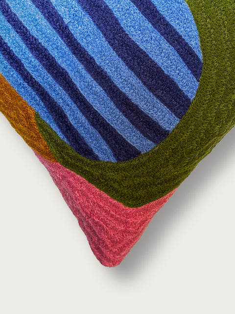 Abstract Flow Cushion Cover – Multicolour - House of Roya