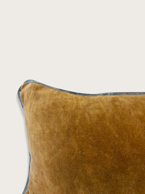 Amber Velvet Cushion Cover - Amber