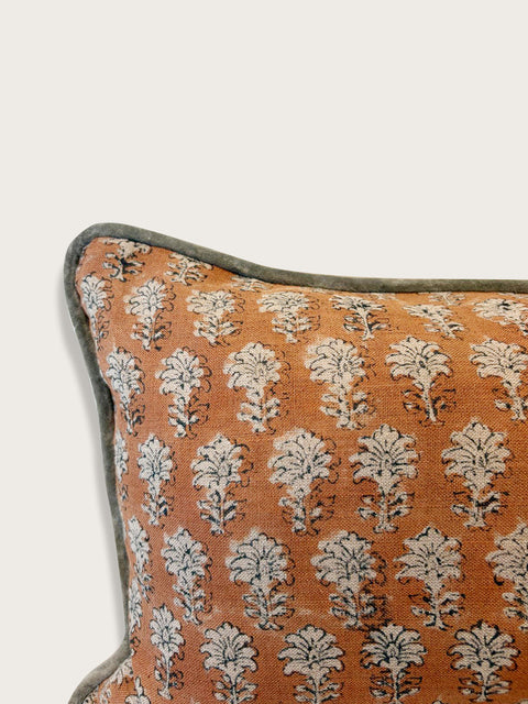 Anarkali Cushion Cover - Terracotta