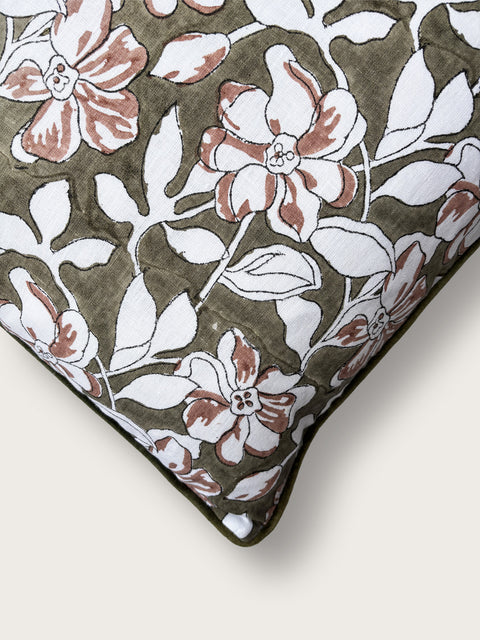 Champa Linen Cushion Cover - House of Roya