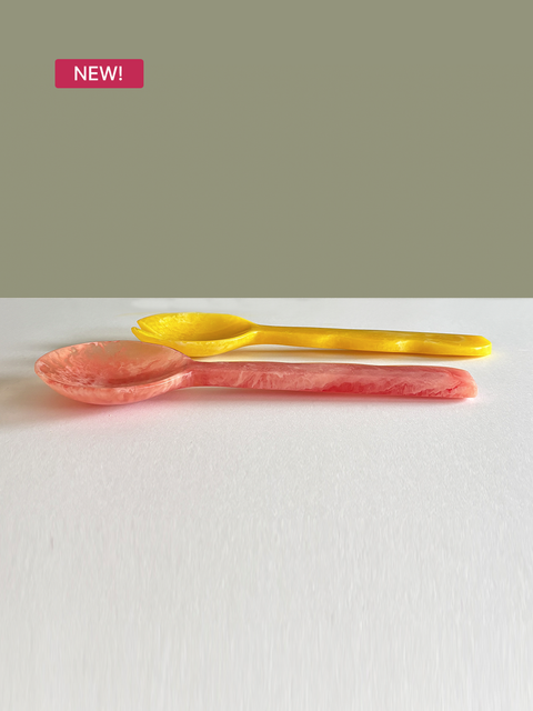 Chunky Ripple Resin Salad Servers