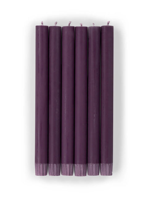 Eggplant Eco Dinner Candles