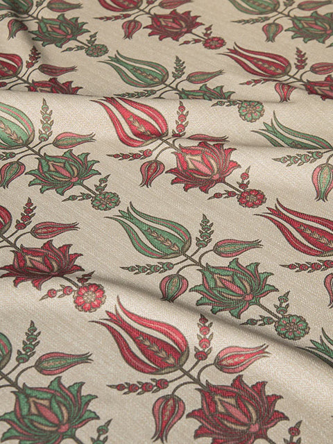 Tulip Garden Fabric (Dove) - House of Roya