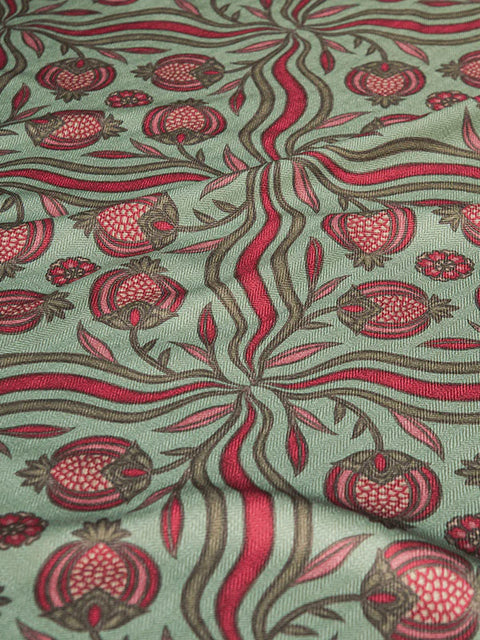 Chintamani Waves Fabric (Sea Foam) - House of Roya