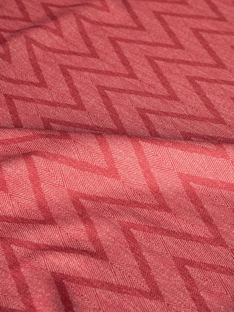 Balinese Chevron Fabric (Berry) - House of Roya