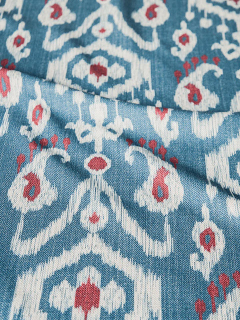 Watercolour Ikat (Demin) - House of Roya