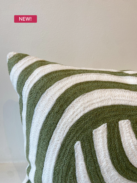 Green Maze Cushion Cover - NEW!