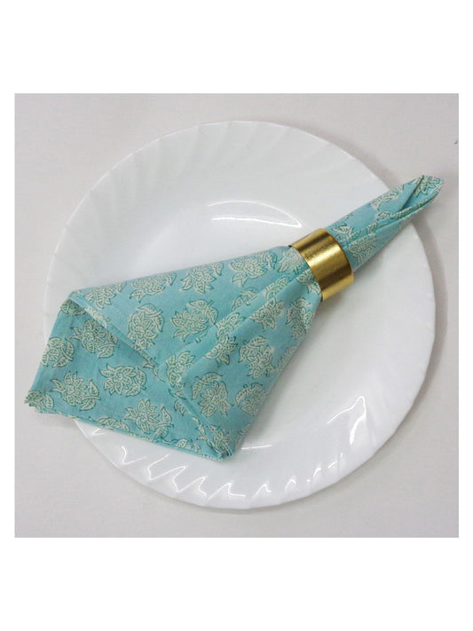 Booti Teal White Napkin Set of 2