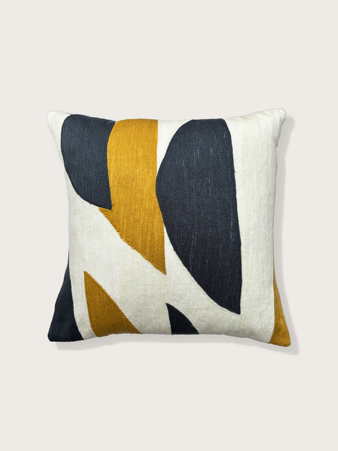 Horizon Contour Cushion Cover - Ochre - House of Roya