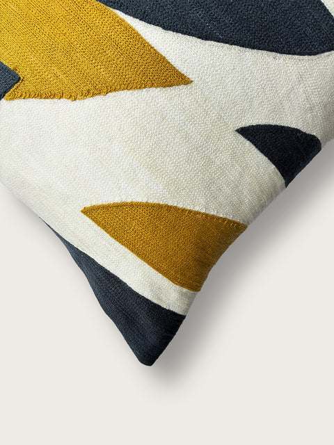 Horizon Contour Cushion Cover - Ochre - House of Roya