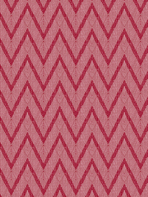 Balinese Chevron Fabric (Berry) - House of Roya
