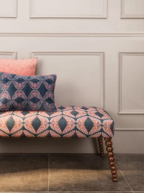 Butterfly Pond Fabric (Blue) - House of Roya