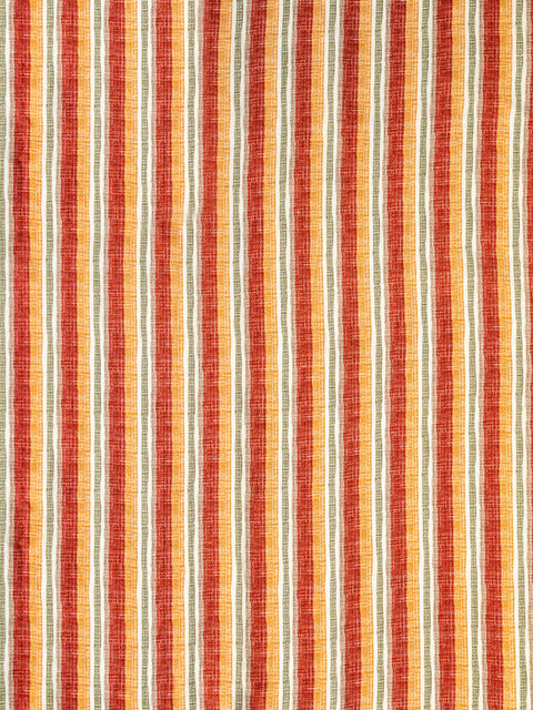 Carnival Stripes Fabric (Rust) - House of Roya
