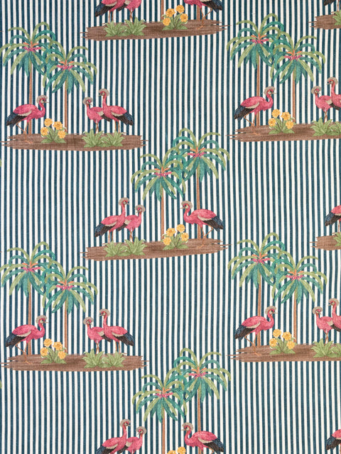 Crane Bay Fabric (Stripe) - House of Roya