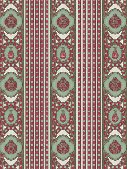 Eden Fabric (Ruby, Sea Foam) - House of Roya