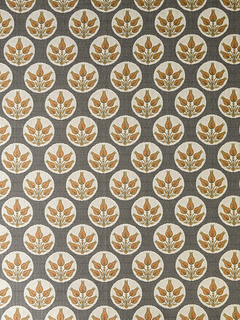Eden Tulips Fabric (Cream) - House of Roya