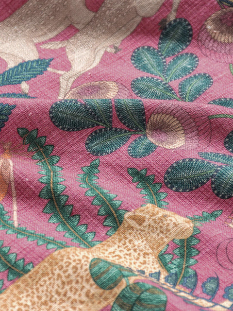 Fantastic Forest Fabric (Pink) - House of Roya