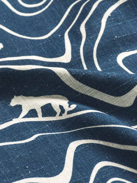 Forest Trail Fabric (Blue) - House of Roya