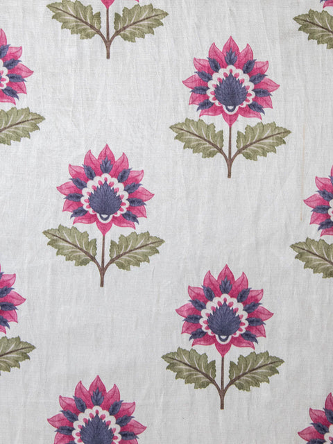 Gul Fabric (Ivory) - House of Roya