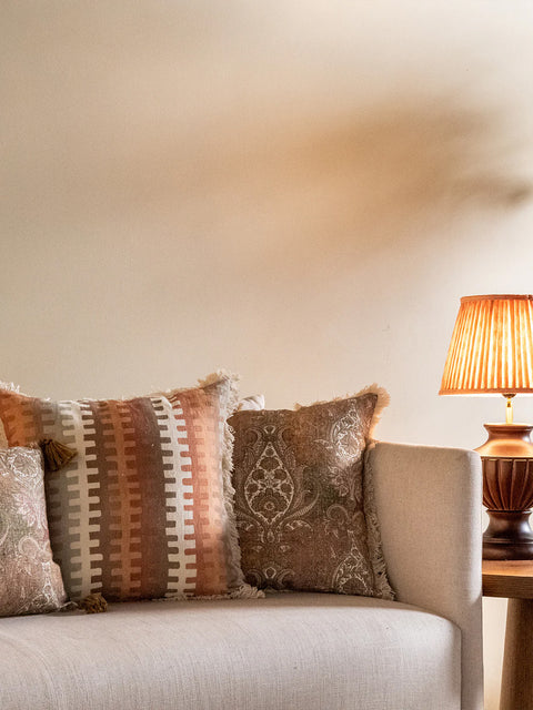 Kilim Steps Fabric (Rust) - House of Roya