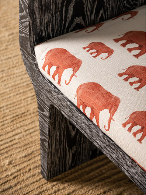 Tusker Fabric (Eggshell) - House of Roya