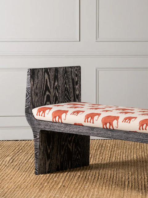 Tusker Fabric (Eggshell) - House of Roya