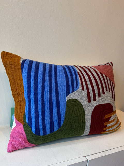 Vibrant Echo Cushion Cover – Multicolour - House of Roya