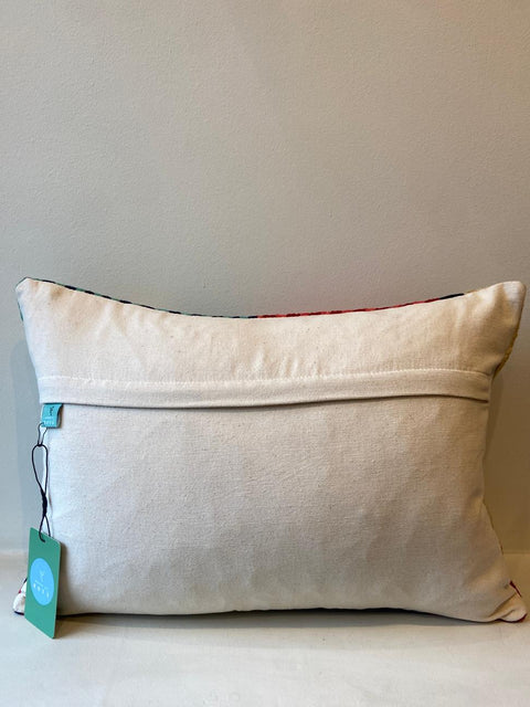 Abstract Flow Embroidered Cushion Cover - House of Roya