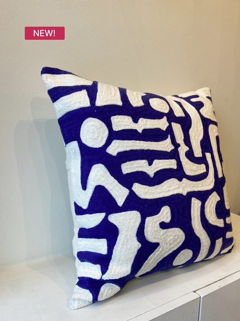 Indigo Nazka Cushion Cover