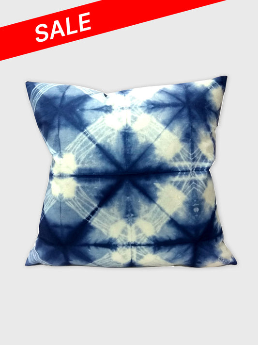 Kaleidoscope Hand Dyed Shibori Cushion Cover