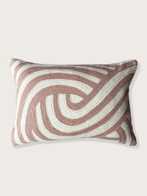 Maze Cushion Cover - Pink - House of Roya