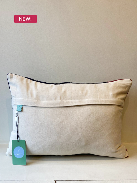 Mustard Edge Cushion – Yellow & Sage - House of Roya