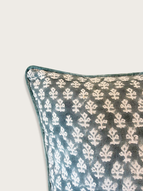 Nila Cushion Cover - Blue/Sky