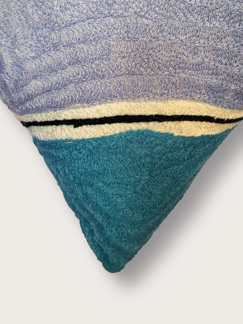 Ocean's Breeze Rectangle Cushion Cover - Blue - House of Roya