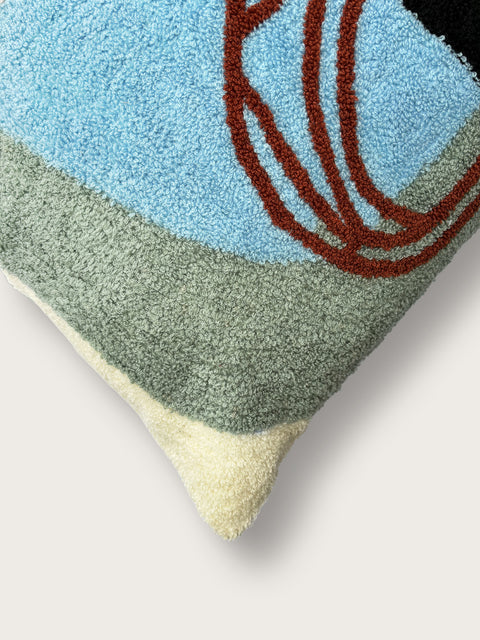 Orbit Cushion Cover - Blue - House of Roya