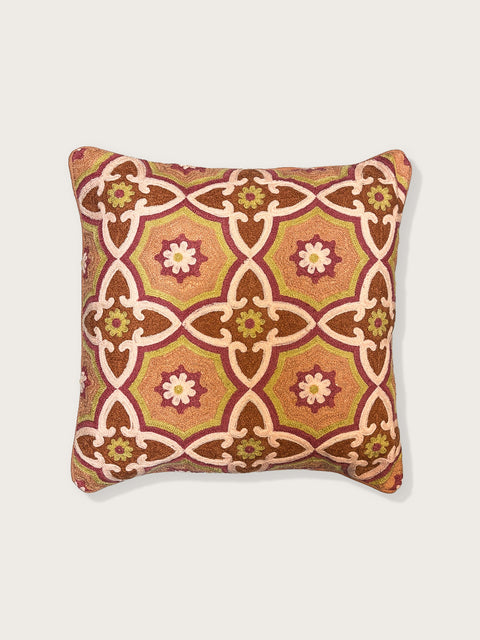 Pardis Linen Cushion Cover - Pink - House of Roya