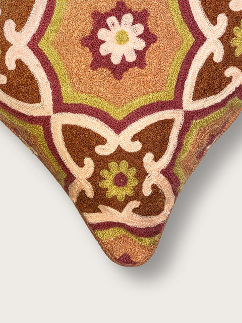 Pardis Linen Cushion Cover - Pink - House of Roya