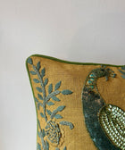 Corner of cushion