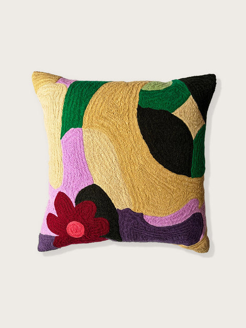 Petal Reverie Cushion Cover - Purple - House of Roya