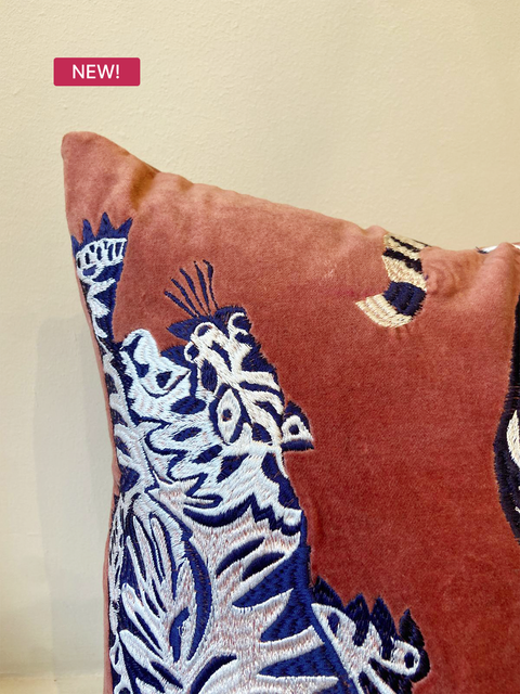 Pink Bengal Tigers Cushion Cover