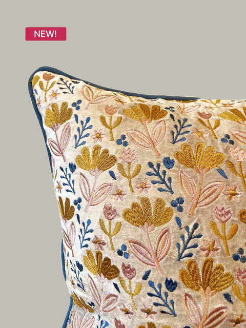 Rani Petal Velvet Cushion Cover