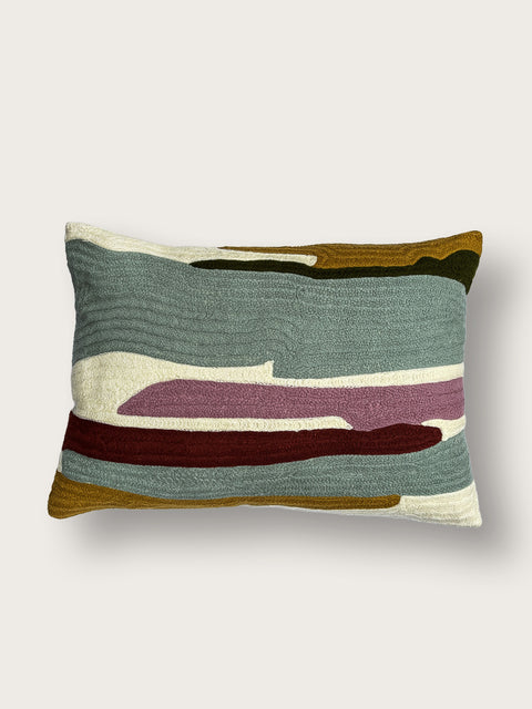 Rhythmic Waves Cushion Cover - Multicolour - House of Roya