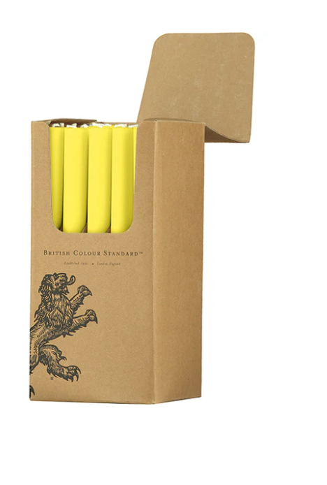 Primrose Yellow Eco Dinner Candles