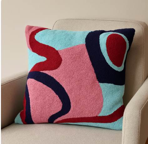 Electric Bloom Cushion Cover