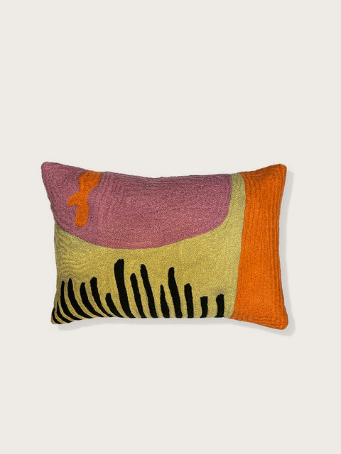 Sunset Rhythm Cushion Cover - Pink - House of Roya