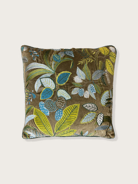 Tropical Canopy Cushion Cover - Green - House of Roya
