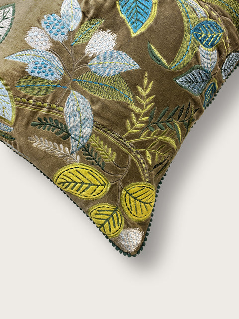 Tropical Canopy Cushion Cover - Green - House of Roya