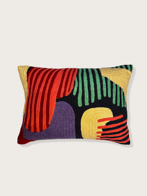 Vibrant Echo Cushion Cover - Multicolour - House of Roya