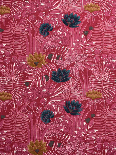 Whispering Grove Fabric (Cherry) - House of Roya
