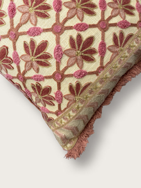 Zahrah Jamal Cushion Cover - Pink